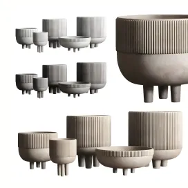 Vase concrete indoor outdoor